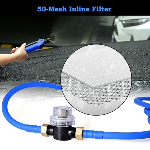 NEWISHTOOL Tint Keg Sprayer with 50 Mesh Micro Filter, Ball Lock Quick Connect, 13Ft/4M Hose for Window Tinting, PPF Installation, Auto Detailing, Car Cleaning and Garden Watering by NEWISHTOOL - Image 4