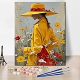 Ideales Geschenk: DIY-Acrylmalerei ist das perfekte Geschenk für Eltern, Freunde, Liebhaber, Kindergeburtstag, Valentinstag, Hochzeitsfeiern usw. Nachdem das Malen nach Zahlen fertig ist, wird es eine exquisite Wanddekoration sein.