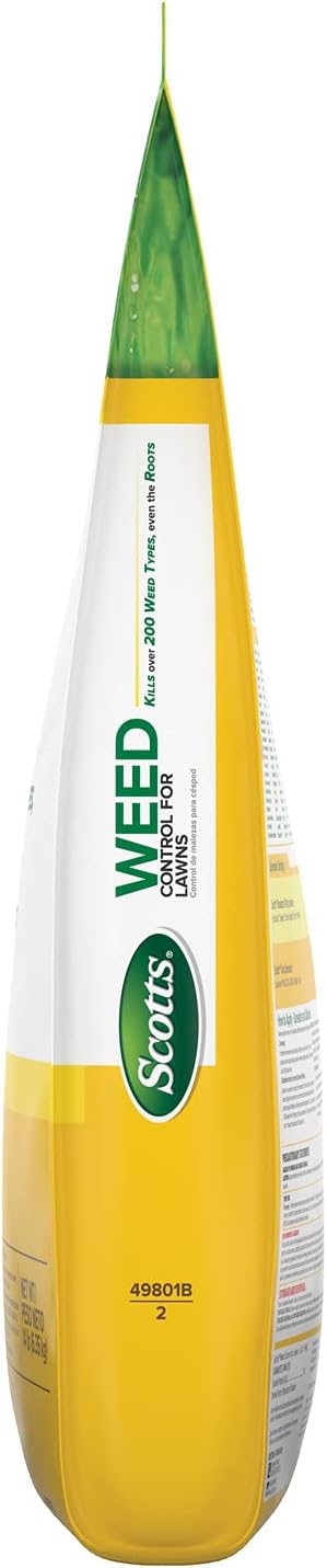 Scotts Weed Control for Lawns - Weed Killer for Lawns, Kills Over 200 Types Including Dandelion and Clover, Covers 5,000 sq. ft., 14 lb.
