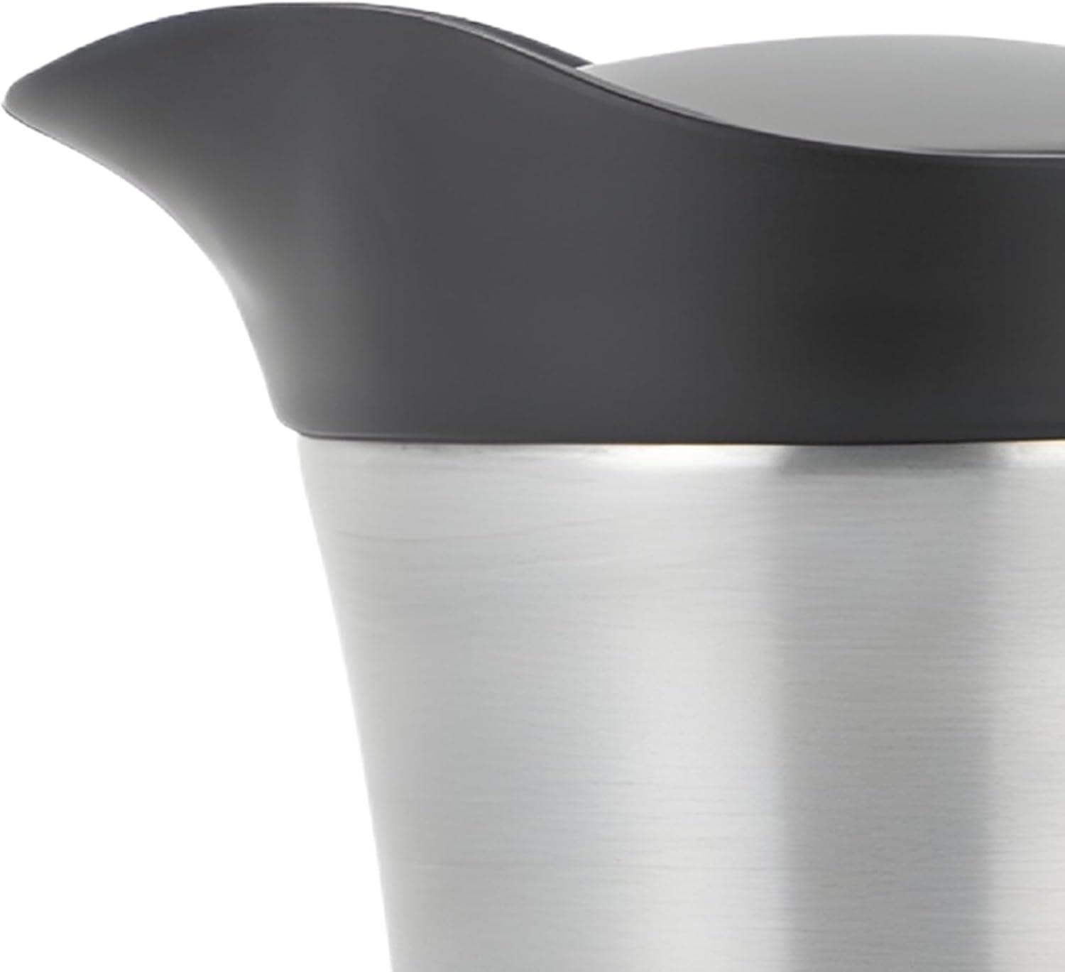 Gravy Boat with Lid, 450ml Stainless Sauce Pot, for Buffet Salad Wedding Gathering Party Kitchen Catering Hotel, Durable Serving Container for Gravy Dressing Condiments Portable