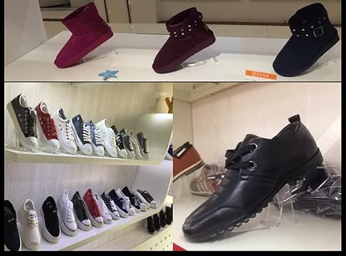 Miniatura 7 de Wresty 2 pares/4 unids acrílico zapatería soportes de exhibición de sandalias transparentes soporte de exhibición de tacón alto para centros