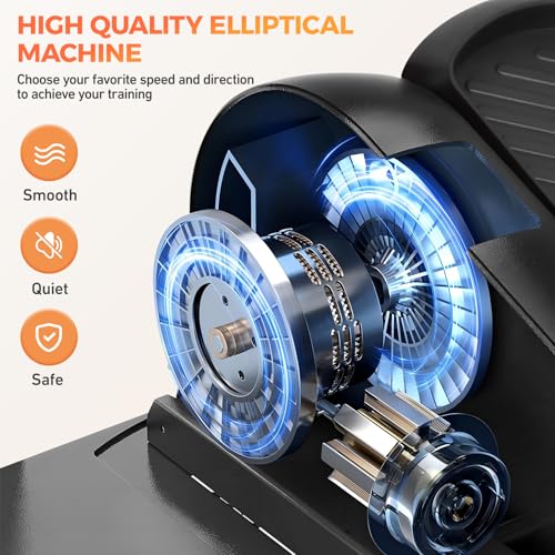Elliptical Exercise Machine, Under Desk Elliptical Machine, Elliptical Trainer, Leg Joint Exerciser While Sitting for Seniors, Peddler Exerciser for Seniors, A New Easy Way to Do Exercise at Home - Image 5