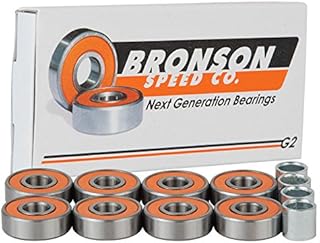 BRONSON SPEED CO. G2 Skateboard Bearings - Set of 8