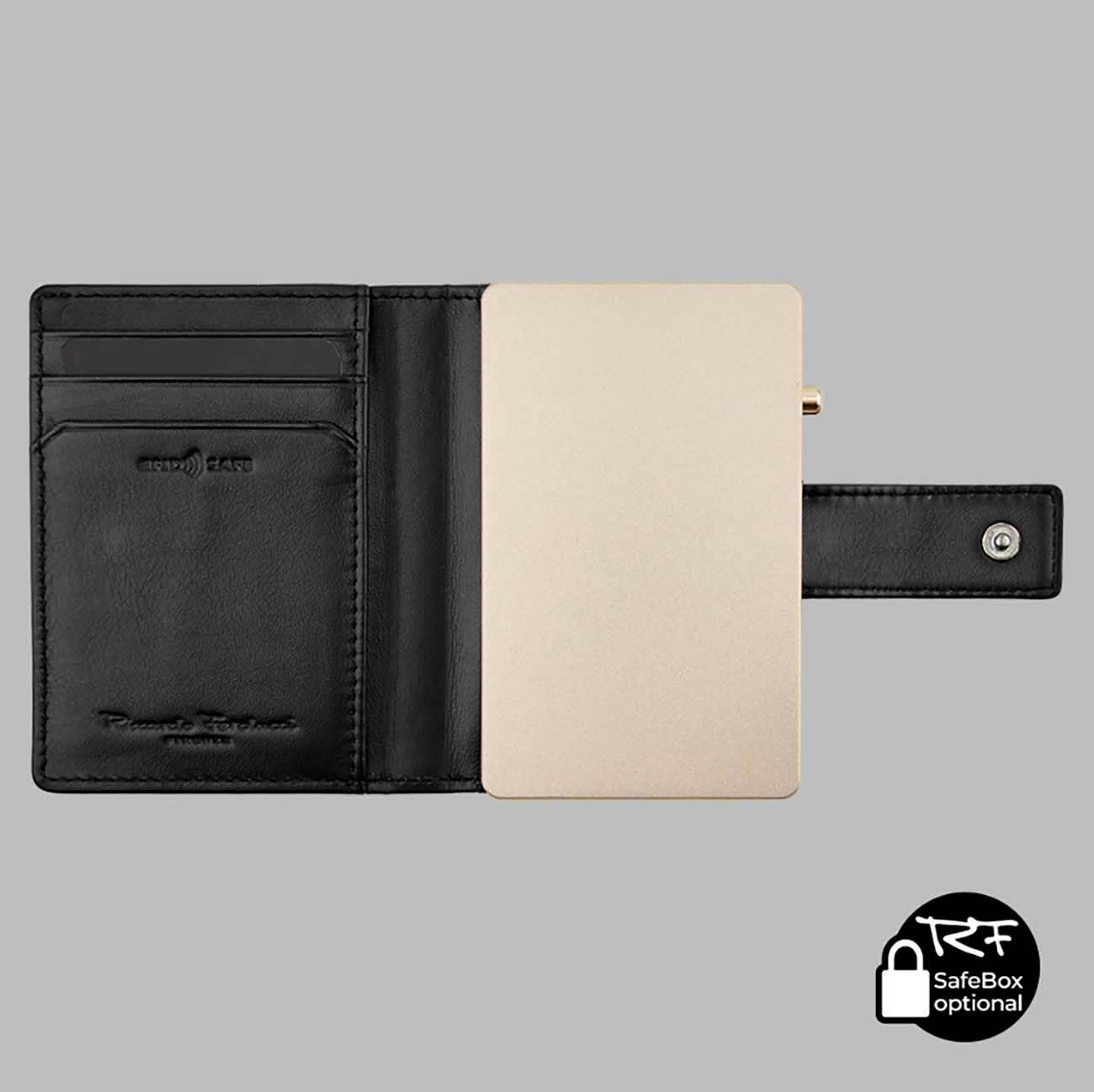 Smart Wallet Slim Magnet. für SafeBox (schwarz)
