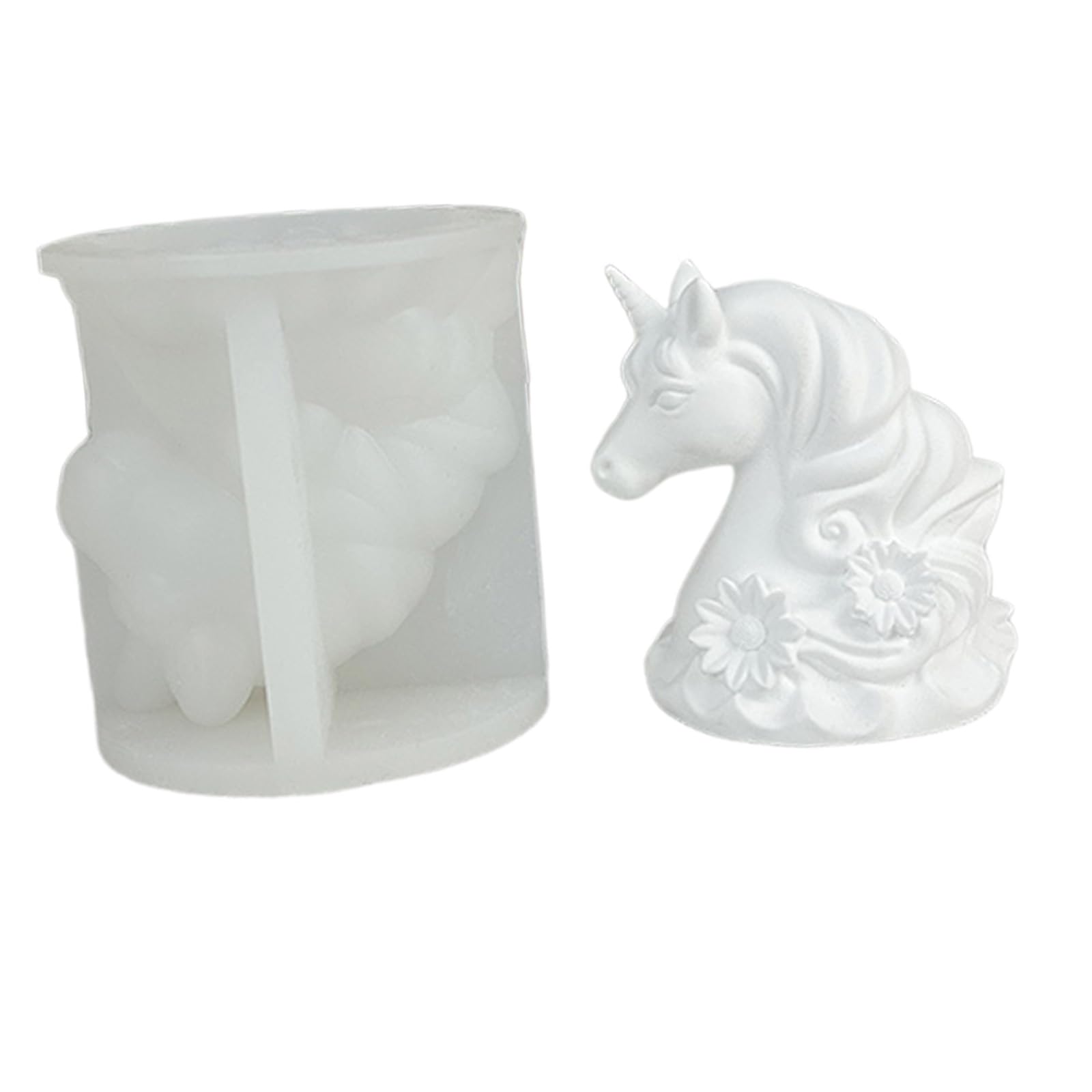 ZEPFJHE Horse Statue Silicone Molds Food Grade for Resin Casting Soap Making Gypsum Ornament Mold Rocking Horse Wax Supplies Soap Making Resin Casting Shower Decor Food Grade Flexible
