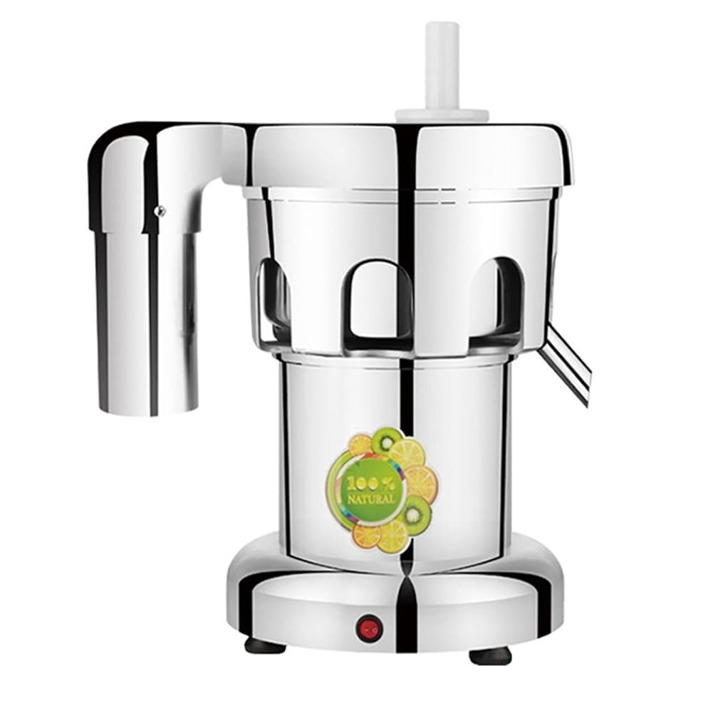 Commercial Citrus Juicer 370W Heavy Duty Cold Press Centrifugal Machine 4300 RPM Stainless Steel Juicer for Juice Shops