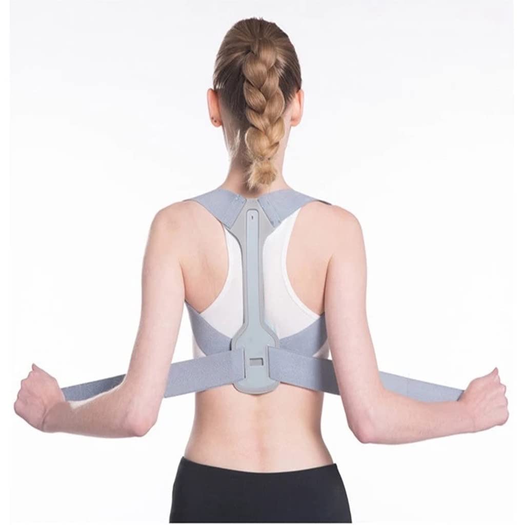 Adjustable Posture Corrector Back Shoulder Straighten Orthopedic Brace Belt Clavicle Spine Support(L) (As shown,Small)