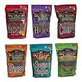 BBQr's Delight Wood Smoking Pellets - Super Smoker Variety Value Pack - 1 Lb. Bag - Apple, Hickory, Mesquite, Cherry, Pecan and Jack Daniel's