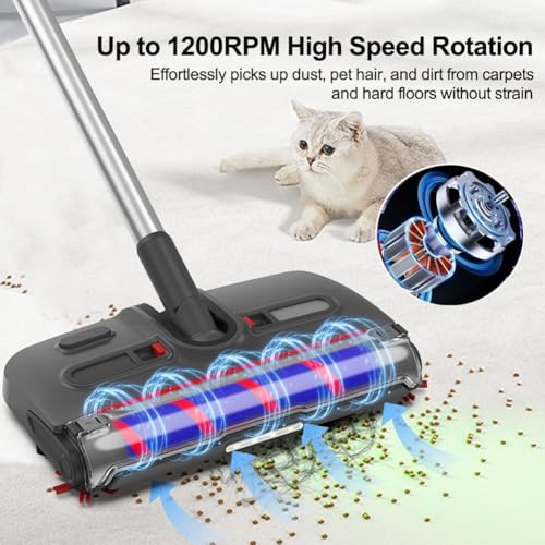 Sweeper électrique sans fil et nettoyeur de plancher à la main multi-surface - 7