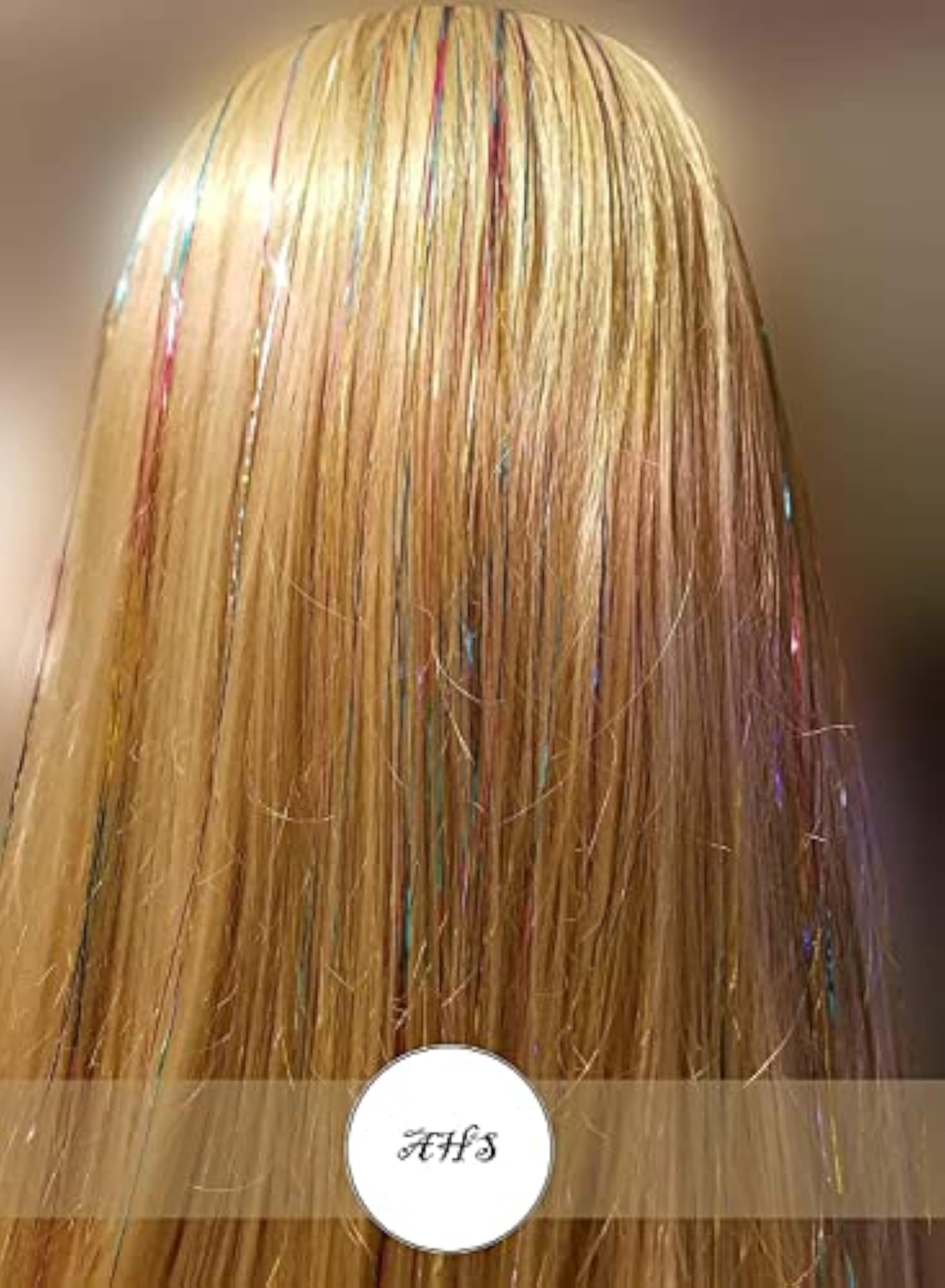 40 Inches Tinsel Strands Glitter Highlighter Hair Extensions