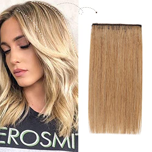 8 inch 2 Pack Thick Hairpieces Adding Extra Hair Volume Clip in Hair Extensions Hair Topper for Thinning Hair Women (8'',27#)