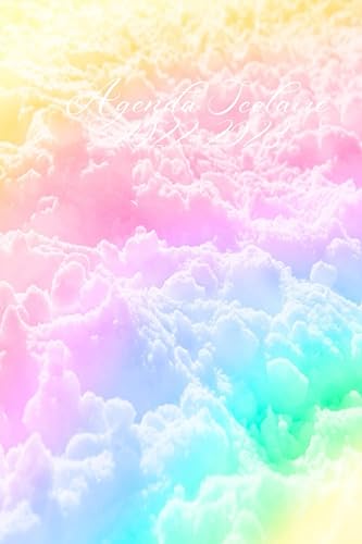 AGENDA SCOLAIRE 2022-2023: ARC EN CIEL 🌈 | Agenda girly Pour Toute l'année scolaire | Organisateur Journalier | Idéal pour étudiant ( école primaire, ... de 207 Pages | Format Pratique 6x9 Pouces