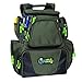 Custom Leathercraft Wild River WT3606 Multi-Tackle Large Backpack with Two 3600 Style Trays, One Size, Green