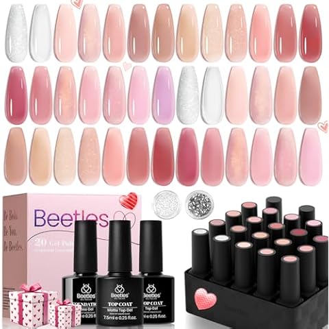 Beetles Gel Polish 20 Jelly Colour Set Cover