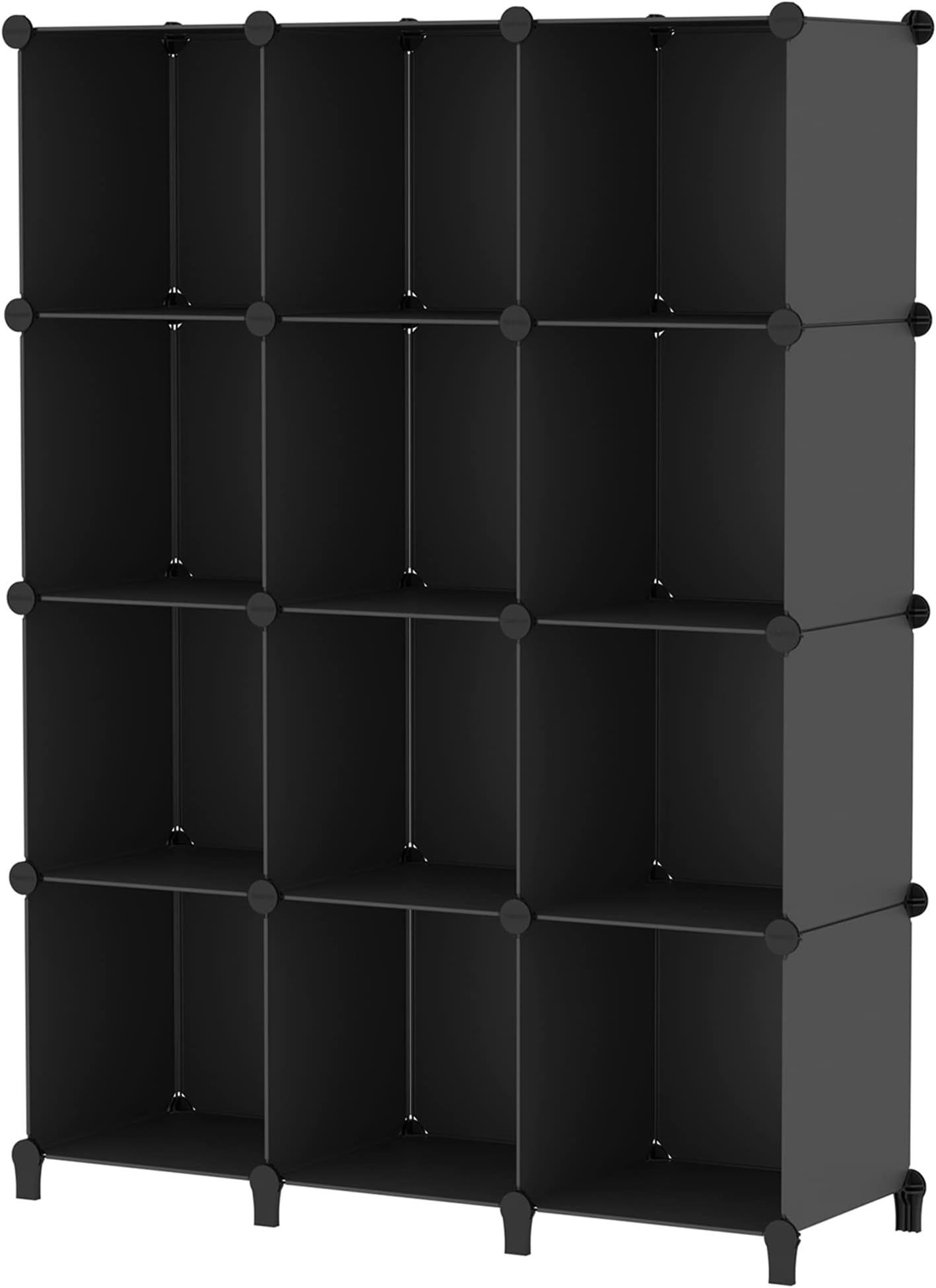 SIMPDIY Storage Cube, 12 Cube Storage Unit bookcase Storage Cube DIY Storage Cube Shelf for Book, Toy, Clothe, Tool