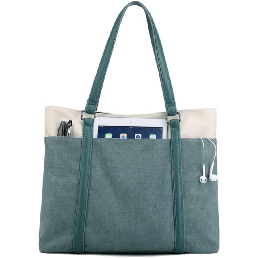 Sac ordinateur femme en toile grise protégez vos affaires avec style - 4