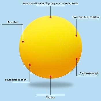 DAZZLUXE 20 Pelotas De Ping Pong Amarillas, Juegos De Fiesta De Ping Pong, Pelotas De Ping Pong De Plu00e1stico, Decoraciones Para Fiestas, Adecuadas Para Juegos Familiares, Actividades Escolares