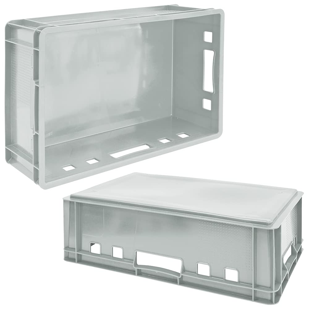 Kingpower Carne Riquadro E2 Carne Impilabile Scatola di Immagazzinaggio Contenitore Grigio, Numero:5
