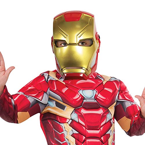 Avengers - Máscara de Iron Man para niño, Talla única infantil (Rubie's...