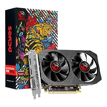 PLACA DE VIDEO AMD RADEON RX 550 4GB GDDR5 128 BITS DUAL-FAN GRAFFITI SERIES - PJRX5504GGR5DF – PCYES
