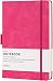 Thick Classic Notebook with Pen Loop - Lemome A5 Wide Ruled Hardcover Writing Notebook with Pocket + Page Dividers Gifts, Banded, Large, 180 Pages, 8.4 x 5.7 in