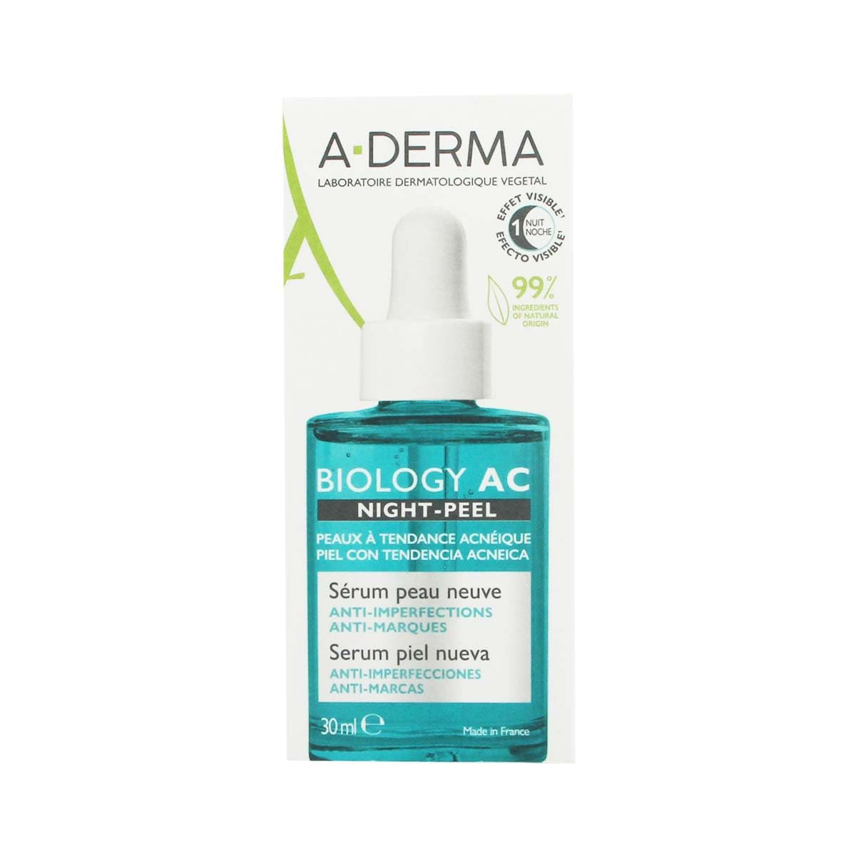 A-Derma Biology Ac SéRum Night Peel 30Ml-image