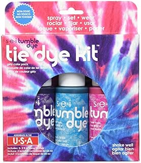 S·E·I SEI 10118 Tumble Dye Craft & Fabric Tie Dye Kit 2oz 3/Pkg-Girly