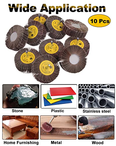 Rocaris R-FW 10 Pack Abrasive Flap Wheel Set thumb #4