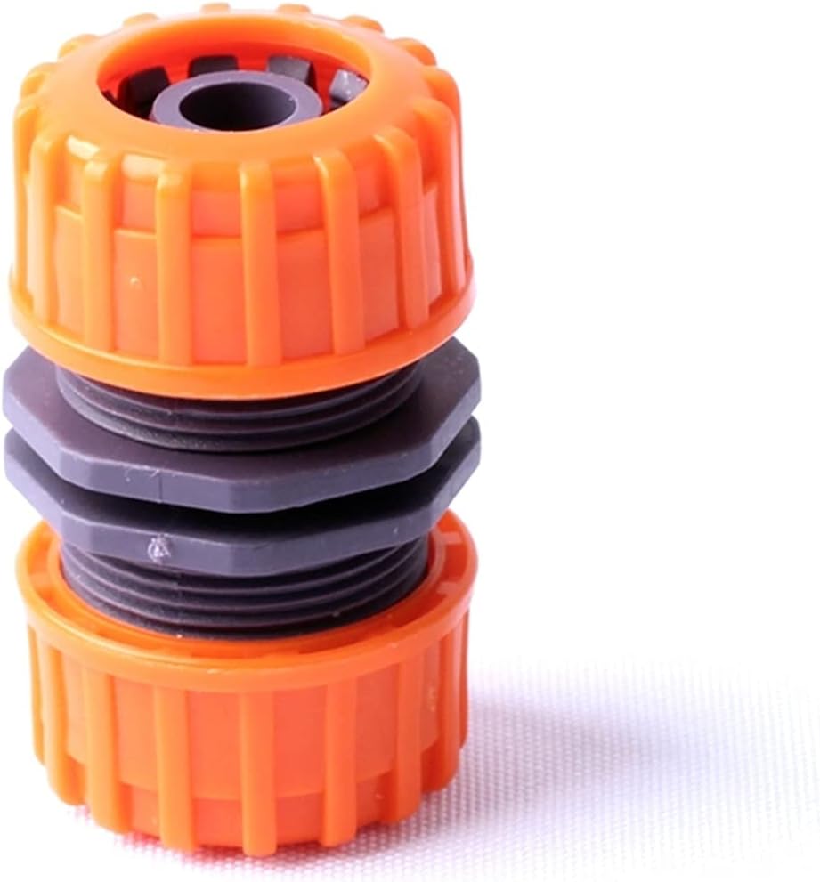 Utility Hose Butt Lawn Sprinkler Irrigation System 4 Green Thumb Orange 1/2 inch Irrigation Garden Hose Fittings Hose Repair Joints/Orange/Connect