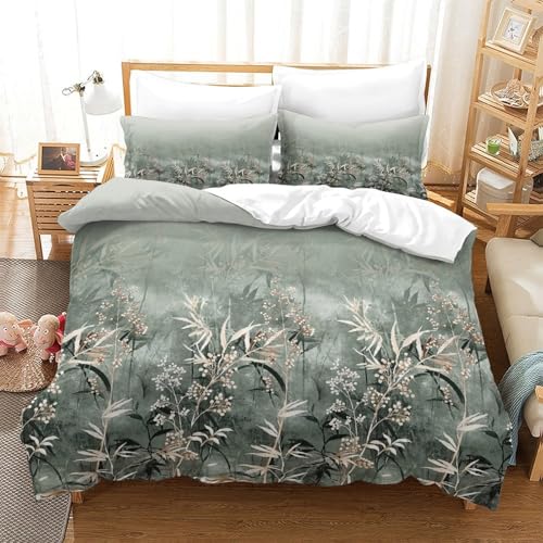 Housse de Couette Microfibre Hypoallergique Douce Parure de Lit 140x200 3D - 3