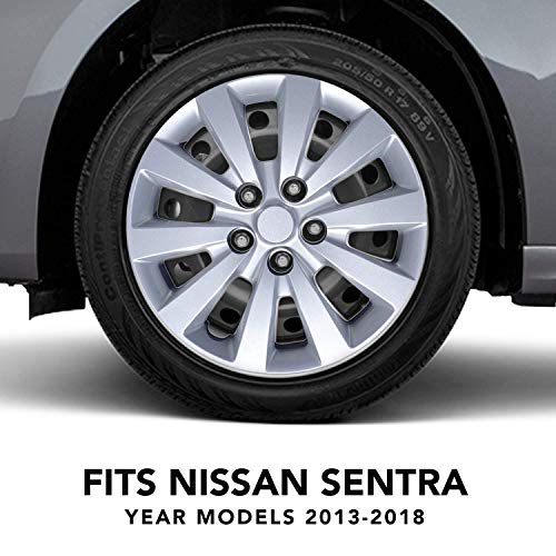Mayde Hubcaps 16 Inch – Fits Nissan Sentra (Set Of 4), Wheel Covers For 2013-2018 Models #TOP1