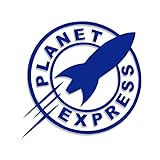 Decus Shop Futurama Planet Express L 0153 (Azul) // Pegatina OEM JDM Style Vinyl Transfer
