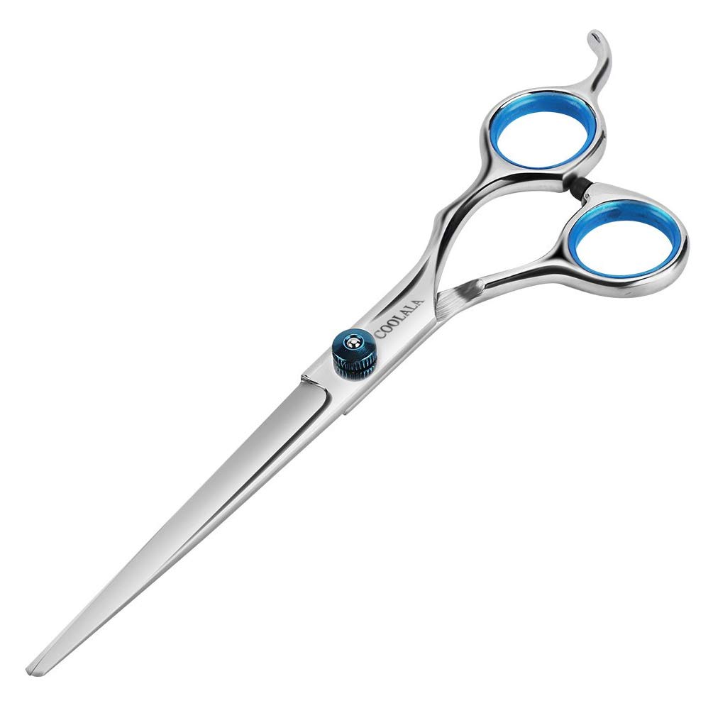 COOLALA Stainless Steel Hair Cutting Scissors 6.5 Inch Hairdressing Razor Shears Professional Salon Barber Haircut Scissors, One Comb Included, Home Use for Man Woman Adults Kids Babies : Beauty & Personal Care