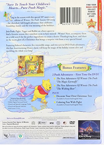 Winnie The Pooh: Seasons Of Giving (10th Anniversary DVD & Stocking Gift Set)