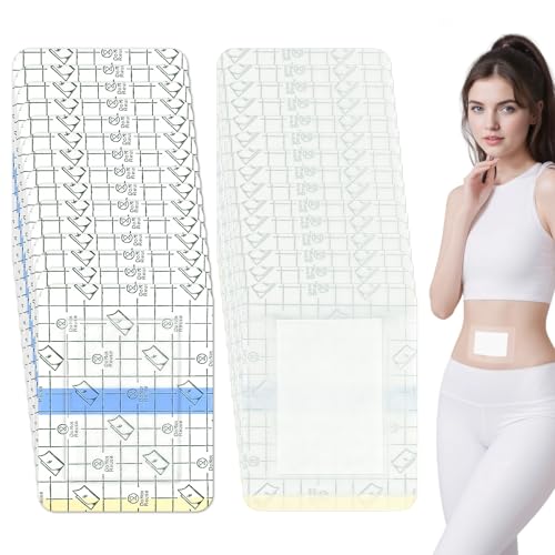 KMFYMPT 30 Piezas Apositos Adhesivos Impermeables, 10 cm x 15 cm Vendaje Transparente Impermeable, Vendaje para Tatuajes, Esparadrapo Hipoalergenico, Apósitos Adhesivos para Protección Heridas