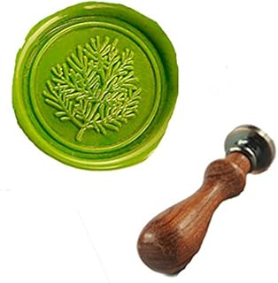 Christmas Pine Tree Leaf Wax Seal Sealing Stamp Embellishment Wedding Invitation Card Snail Mail Gift Wrapping Wine Package Christmas Parcel Envelope Wax Seal Stamp Set