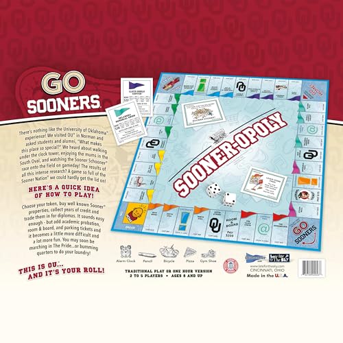 Late for The Sky Sooneropoly Edición Campus juego de mesa miniatura 5