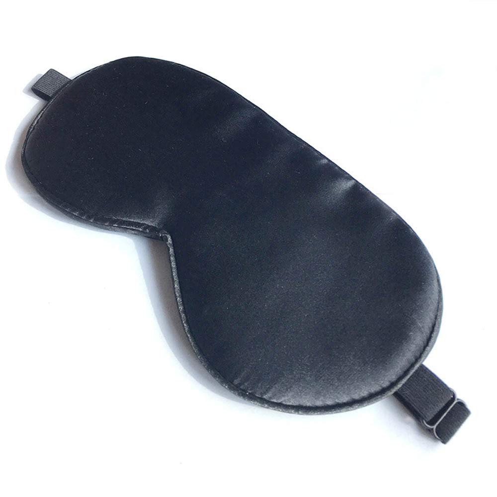 Sleep Mask Silk Eye Mask for Sleeping with Adjustable Strap Satin Blackout Sleeping Eye Mask for Men Women