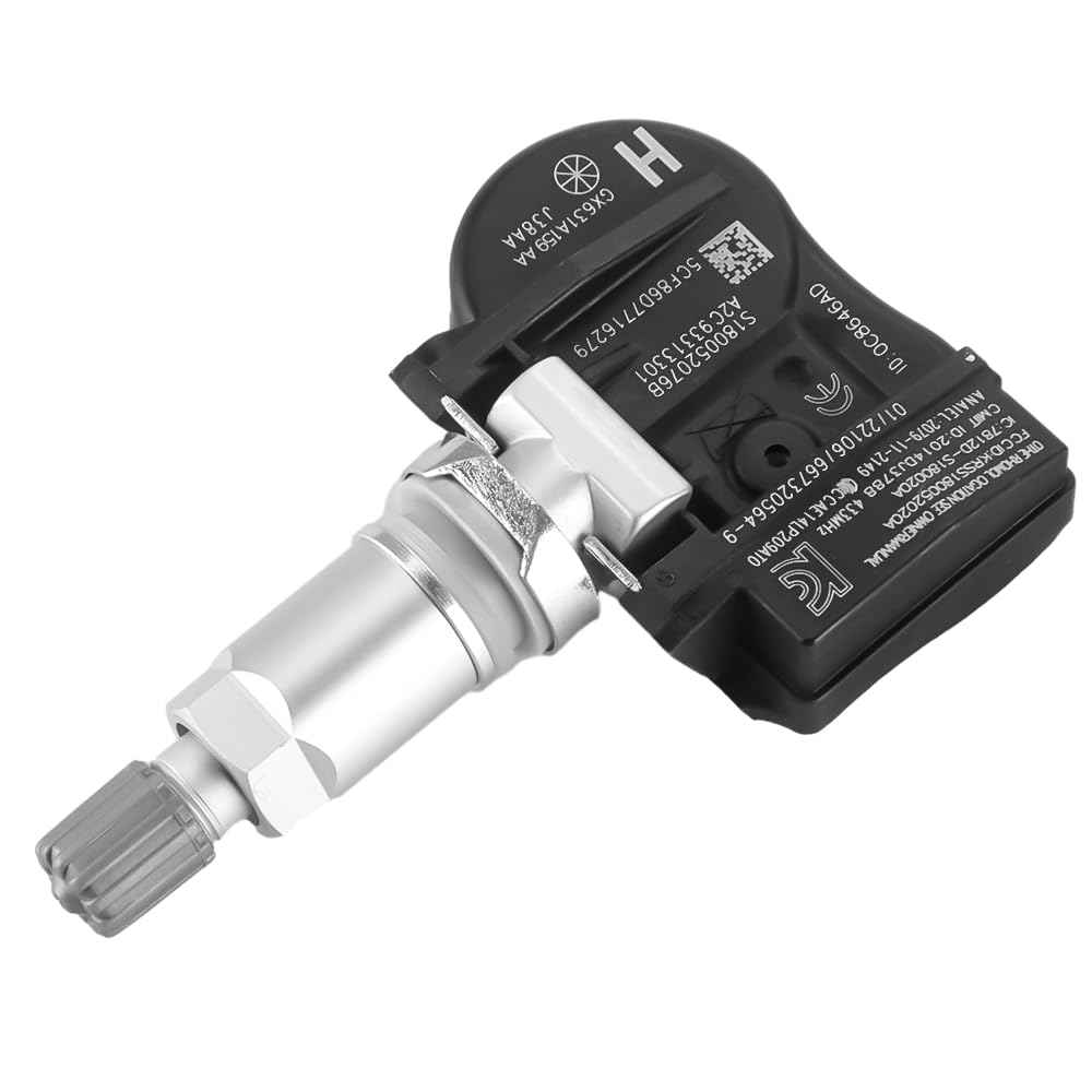 433MHz TPMS Sensor, Tire Pressure Monitoring System Sensor - Compatible for Land Rover LR2 LR3 LR4, for Land Rover Discovery 2014-2019, for Land Rover Range Rover 2005-2019 - Replace Part LR070840
