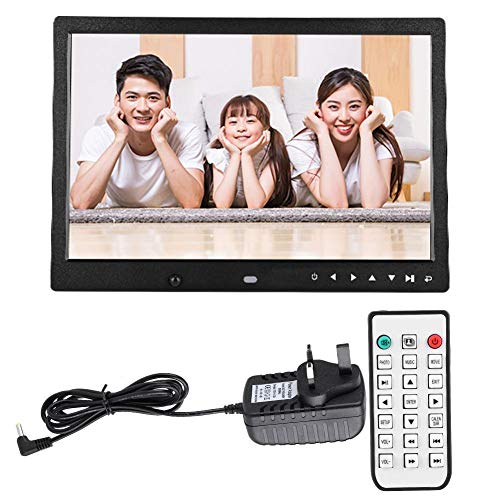 Porta-retrato digital HD de 13 polegadas para presentes, moldura elétrica de LED, leitor de filmes,