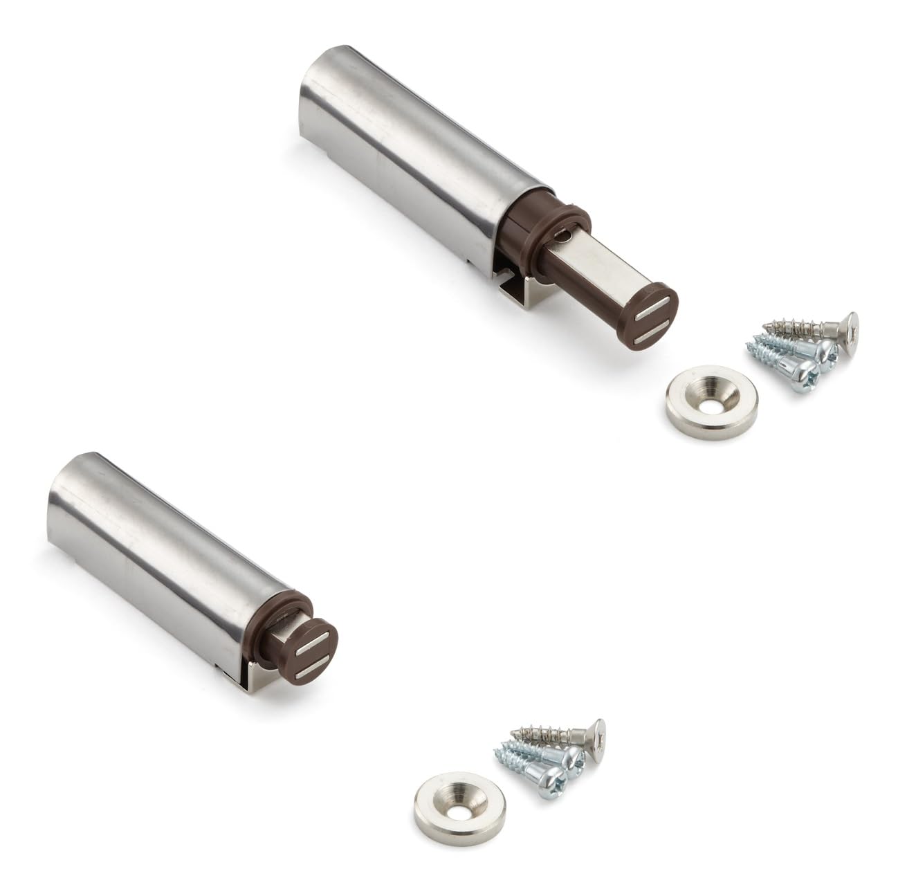 Loqueteau à pression magnétique MC-S60 en acier inoxydable pour porte de meuble x2