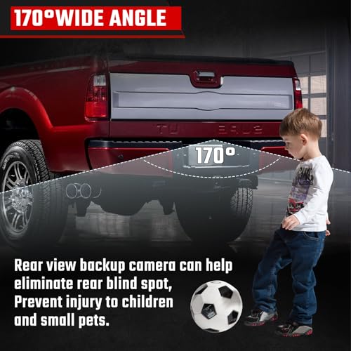 Image of Backup Camera Rear View Camera Fit for Ford F250 F350 F450 F550 Super Duty 2013 2014 Parking Park Assist Camera Replaces #EC3Z-19G490-A