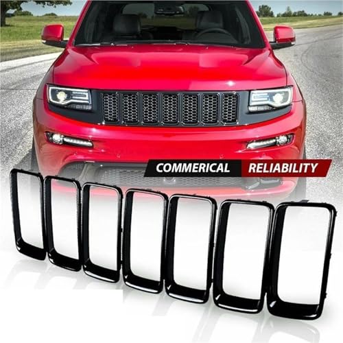 Renueva la rejilla delantera de tu Jeep Grand Cherokee 2014-2016 con este kit de 7 insertos 2