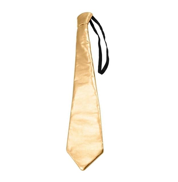 Corbata de color metálico - oro