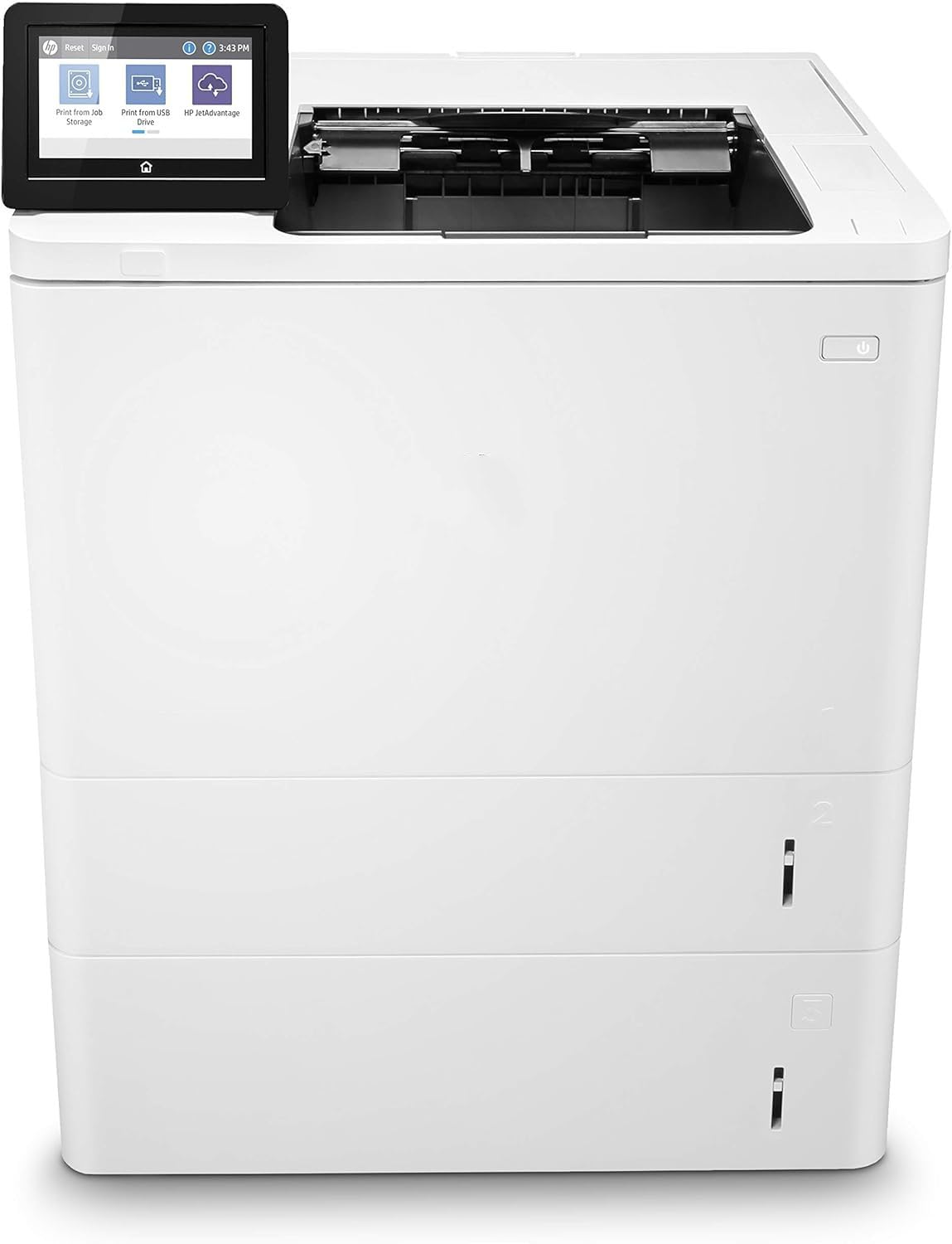 Laserjet Enterprise M609DNT Duplex-Network Monochrome Laser Printer with Extra Paper Feeder Value Bundle (K0Q21A#BGJ/L0H17AVB) (Renewed)