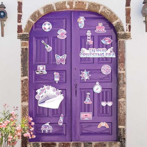 22 imanes decorativos con diseño de crucero y estilo de moda miniatura 6