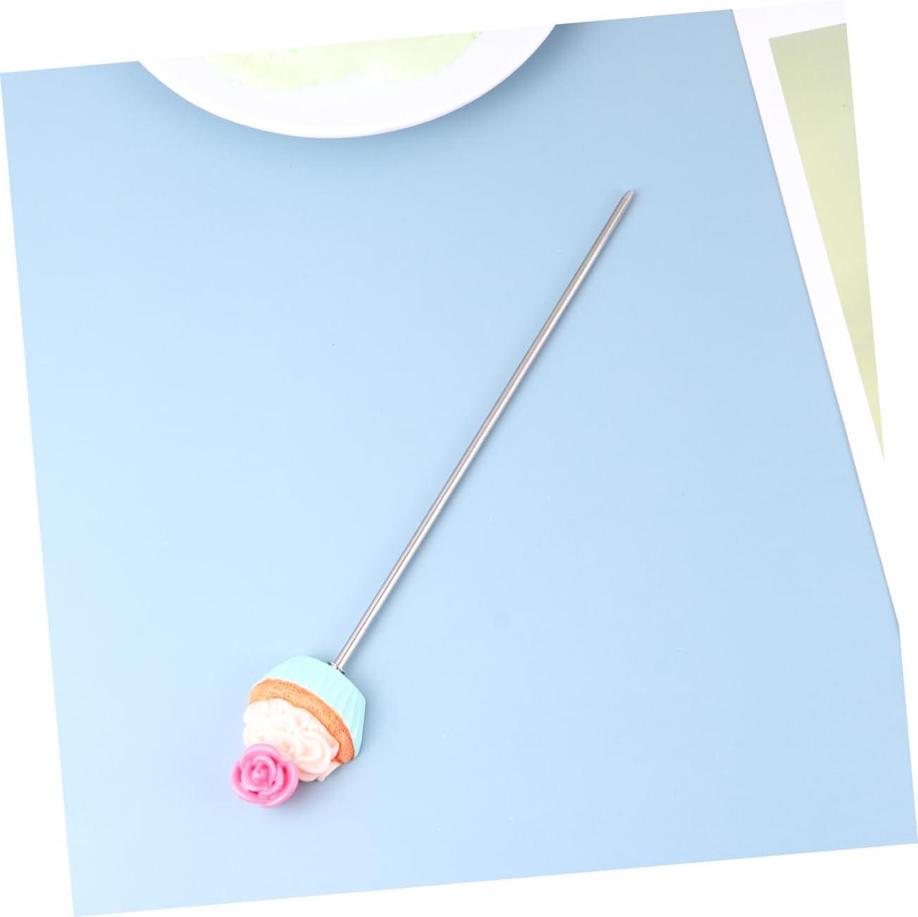 2pcs Stainless Steel Cake Tester Baking Test Needle for Cake Bread Muffin Sturdy Cooking Tool for Easy Baking for Home Bakers