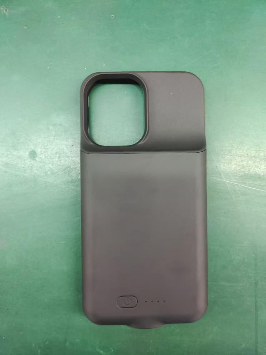 BOPPS Custodia con batteria per iPhone 16 Pro Max【2026 nuovo 】 Custodia caricabatterie portatile da 8500 mAh, protezione a 360°, custodia di ricarica estesa ricaricabile, nera