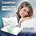 Memory Foam Pillows Queen Size Set of 2 - Cooling Bed Pillows for Sleeping - Back, Stomach, Side Sleeper Firm, Comfy Cool Shredded - 2 Pack, Rayon Derived from Bamboo