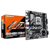 GIGABYTE B840M D3HP Mainboard – AMD Ryzen 9000 CPUs, 8+2+2-Phasen-VRM, bis zu 8200 MHz DDR5 (O.C.), 2× PCIe-4.0-M.2, 1-GbE-LAN, USB 3.2 Gen 2